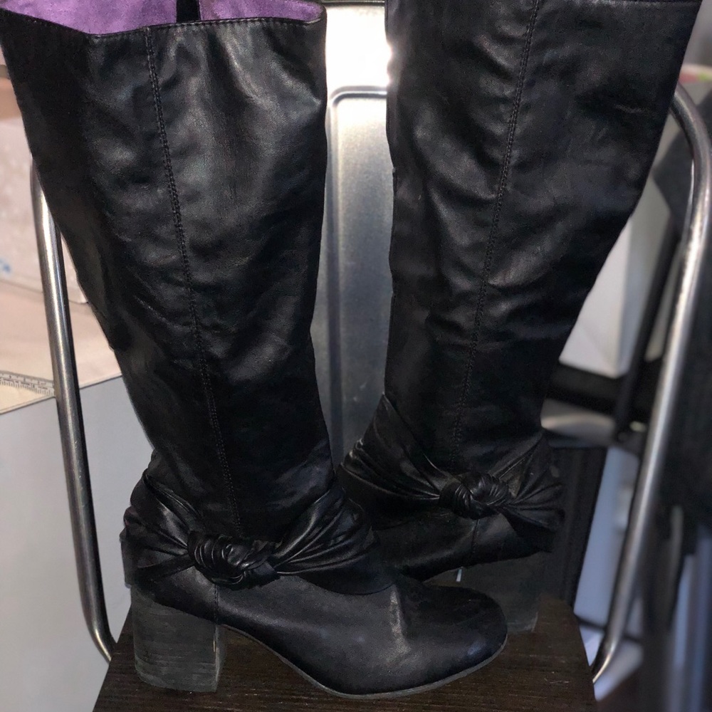 Blowfish Black Tall Boot